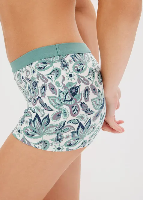 Damesboxer met biologisch katoen (set van 4), bonprix