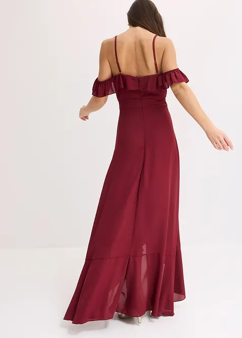 Carmen jurk met volants, bonprix