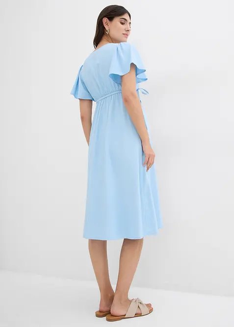 Zwangerschaps- en borstvoedingsjurk met knoopsluiting, bonprix