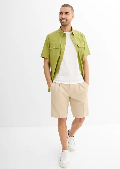 Overhemd van puur katoen met korte mouwen, bonprix