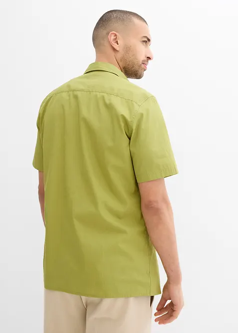 Overhemd van puur katoen met korte mouwen, bonprix