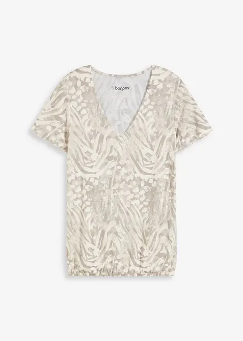 Shirt met breed elastiek, bonprix