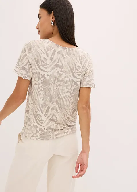 Shirt met breed elastiek, bonprix