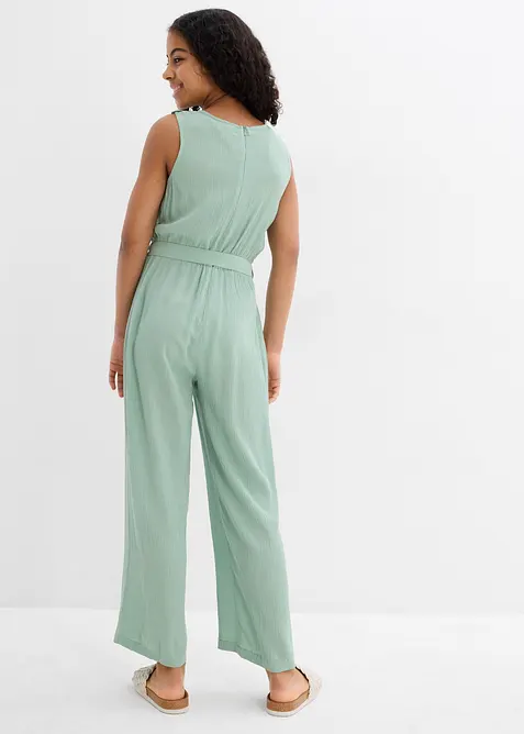 Jumpsuit van gestructureerde crinkle, bonprix