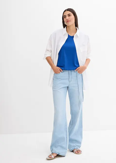 Shirt van een soepele viscosemix, bonprix