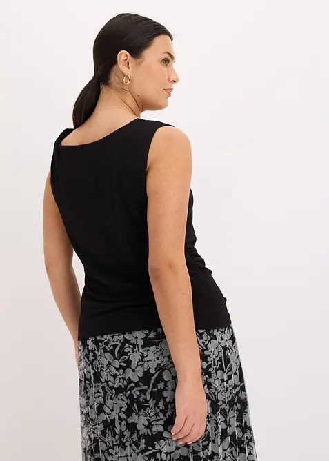 Jersey top met twist, bonprix