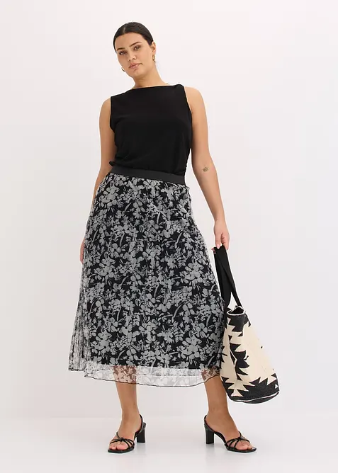 Jersey top met twist, bonprix