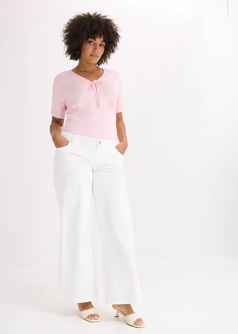 Shirt met plooitjes, bonprix