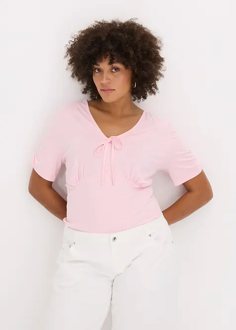 Shirt met plooitjes, bonprix