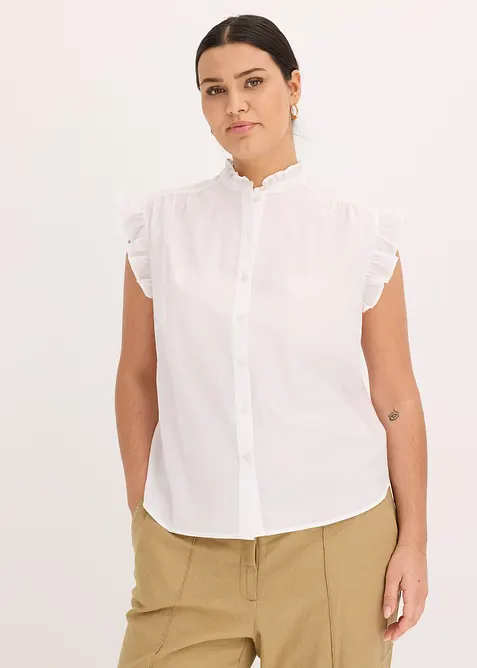 Licht blouse zonder mouwen, bonprix