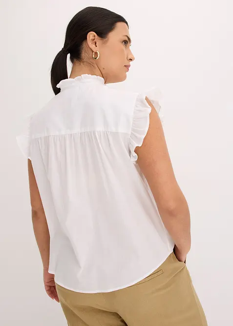 Licht blouse zonder mouwen, bonprix