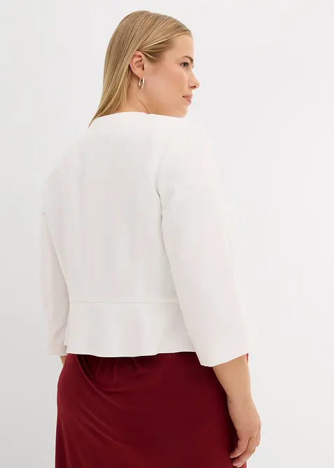 Korte zwangerschapsblazer van satijn, bonprix