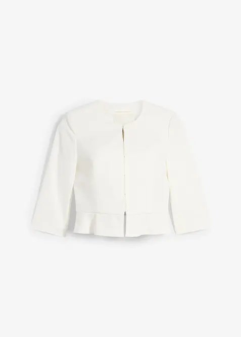 Korte zwangerschapsblazer van satijn, bonprix