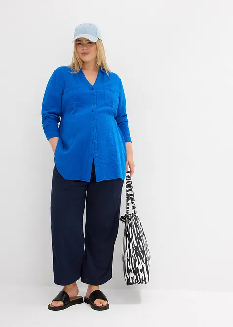 Mousseline zwangerschapsbroek, loose fit, bonprix