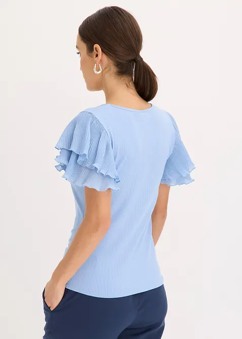 Shirt met volants, bonprix