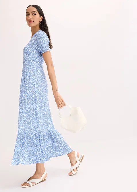 Gedessineerde maxi jurk, bonprix