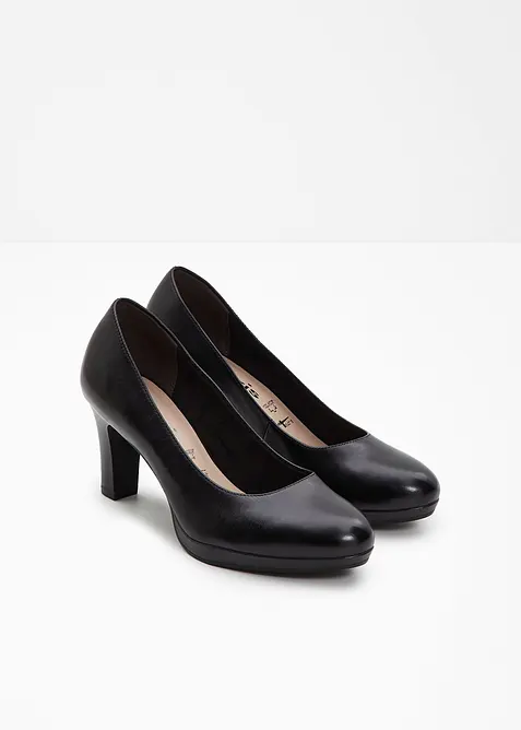 Leren Tamaris pumps, Tamaris