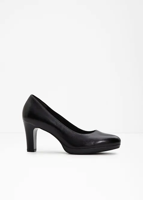 Leren Tamaris pumps, Tamaris
