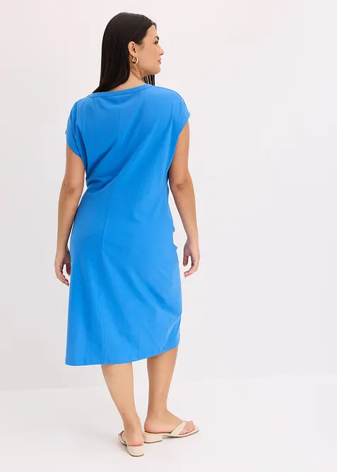 Jerseyjurk van elastische katoenmix met knopen, bonprix