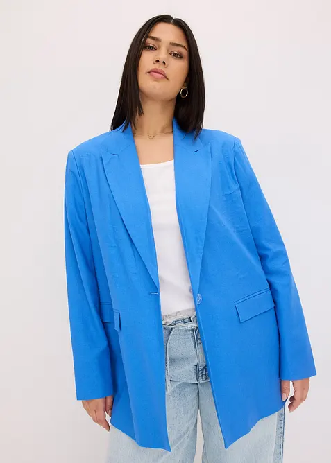 Linnen blazer, bonprix