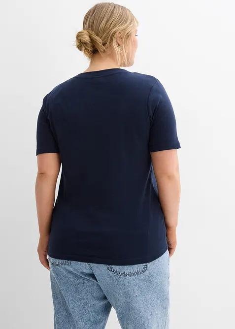 Geribd zwangerschapsshirt van puur biologisch katoen ( set van 2), bonprix