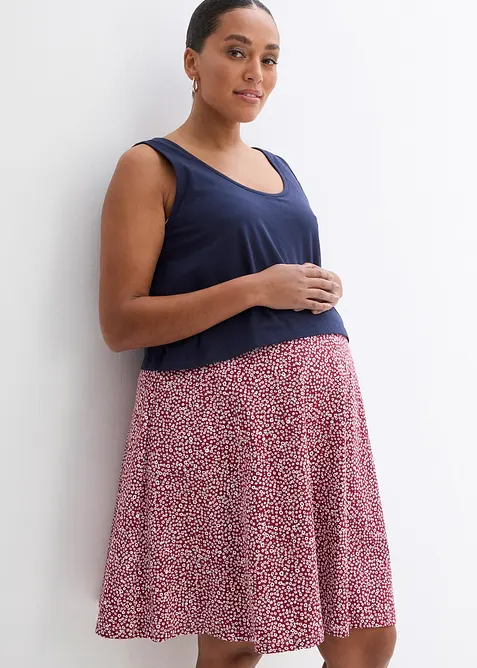 2-in-1 zwangerschapsjurk/voedingsjurk van biologische katoenjersey, bonprix