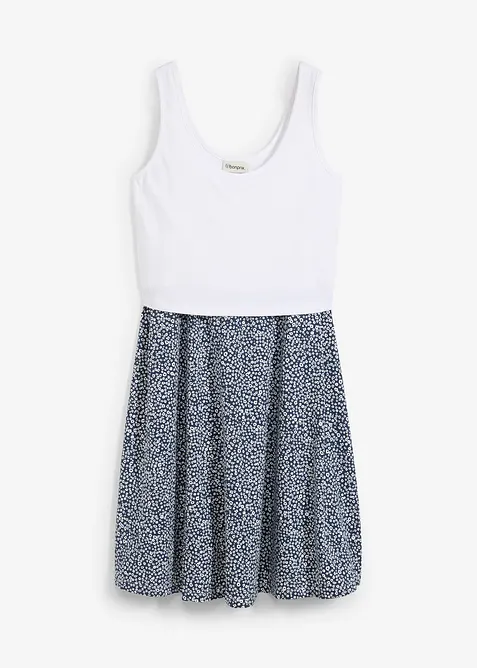 2-in-1 zwangerschapsjurk/voedingsjurk van biologische katoenjersey, bonprix