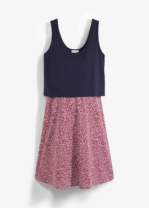 2-in-1 zwangerschapsjurk/voedingsjurk van biologische katoenjersey, bonprix