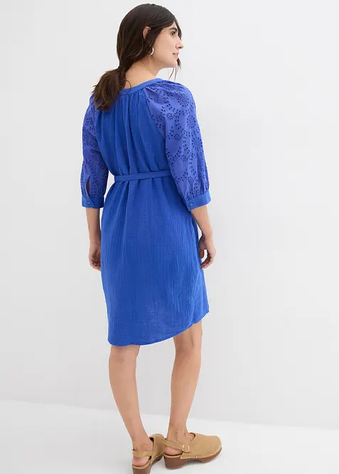 Mousseline zwangerschapsjurk van puur katoen, bonprix