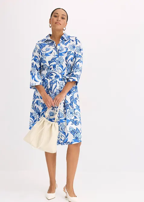 Overhemdjurk van katoenmix, bonprix