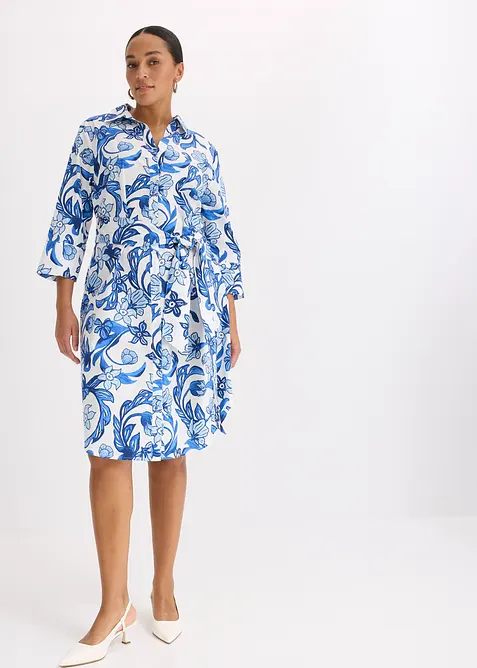 Overhemdjurk van katoenmix, bonprix