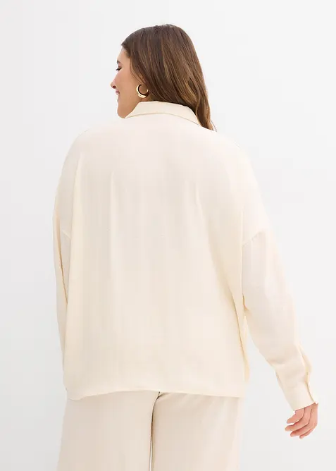 Blouse van licht cr&ecirc;pe, bonprix