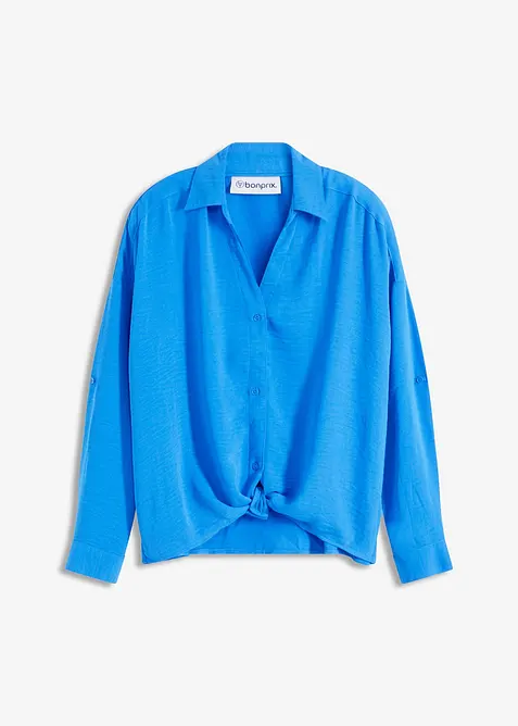 Blouse van licht crêpe, bonprix