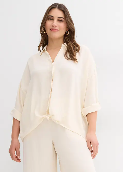 Blouse van licht cr&ecirc;pe, bonprix