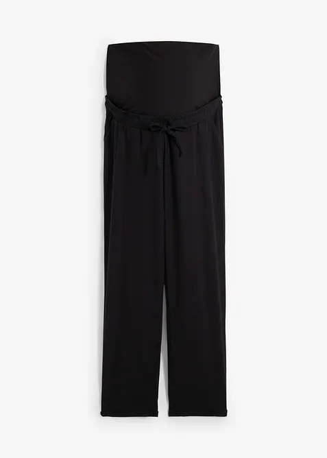 Zwangerschapsbroek met linnen, straight leg, bonprix