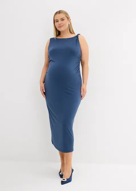 2-in-1 zwangerschaps- en borstvoedingsjurk met ritsen aan de zijkanten, bonprix