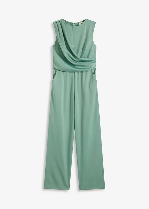 Jumpsuit van glanzend satijn, bonprix