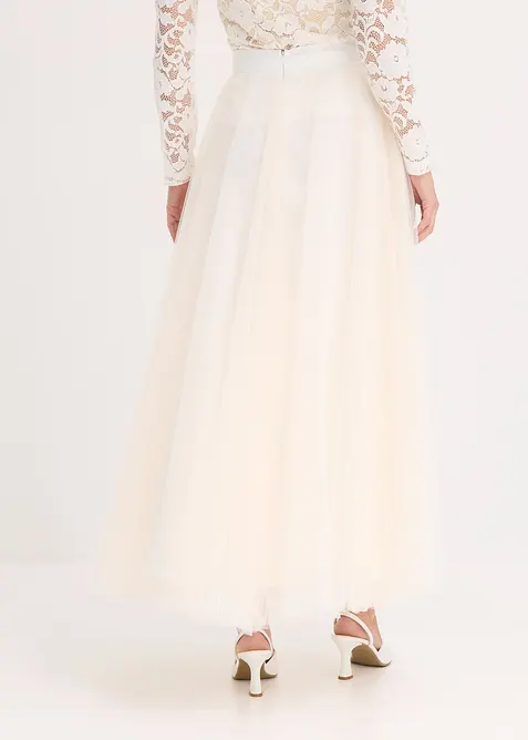 Maxi rok van sierlijke tule, bonprix