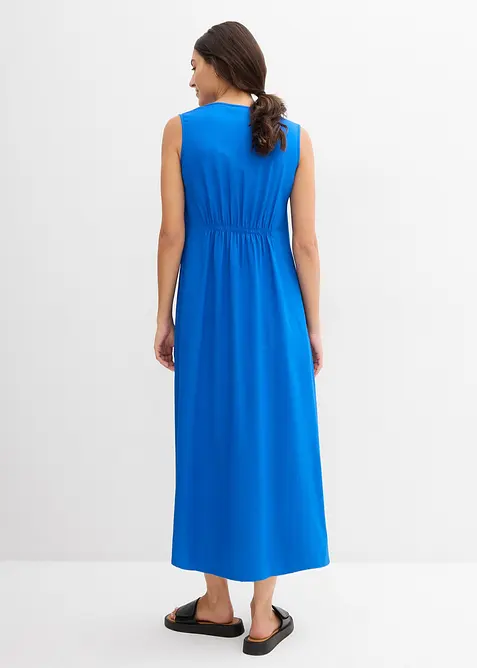 Jurk met spaghettibandjes van soepele viscose, bonprix