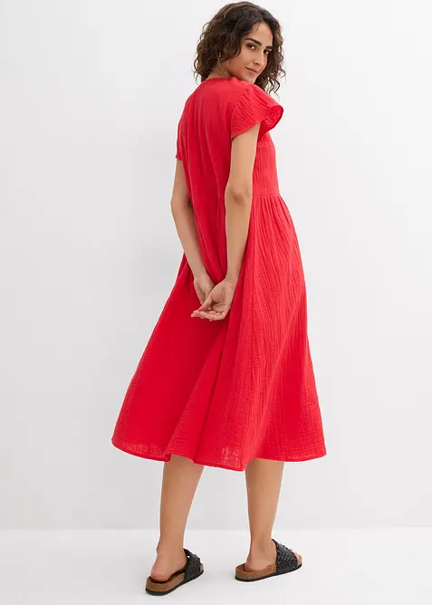 Jurk van zachte mousseline, bonprix