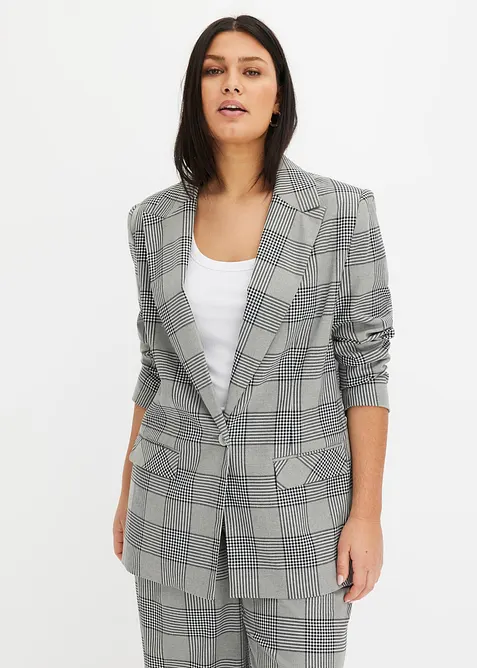 Geruite blazer, bonprix