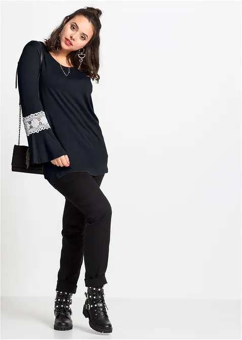 Stretch twill broek, bonprix