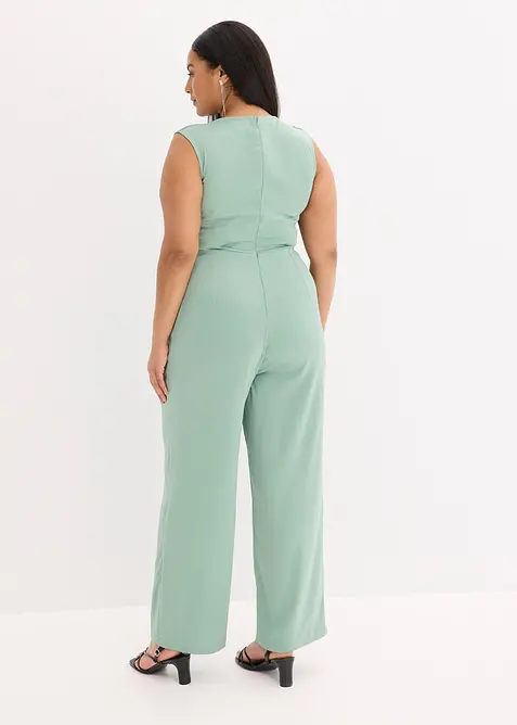 Jumpsuit van glanzend satijn, bonprix