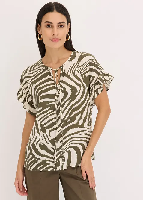 Soepelvallende tuniek van viscose, bonprix