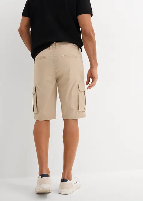 Stretch cargo bermuda, regular fit, bonprix