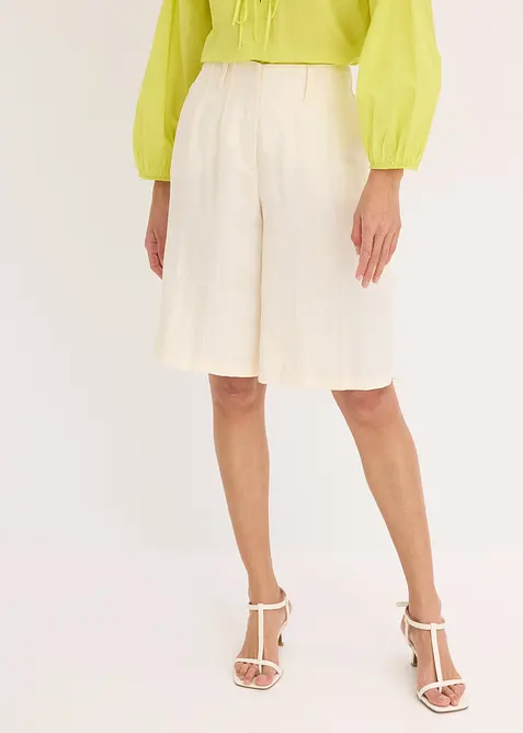 Bermuda van soepele viscosemix, bonprix