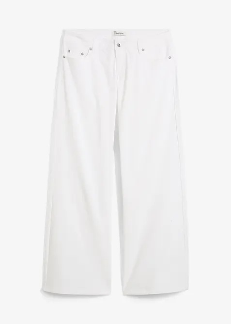 Wide leg jeans, low waist, bonprix