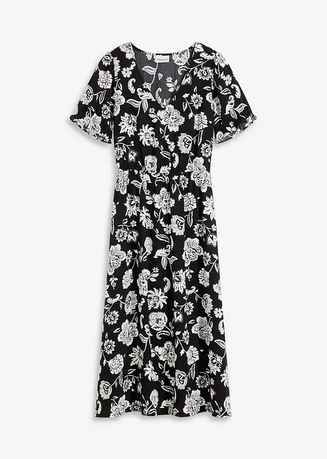 Gedessineerde midi jurk, bonprix