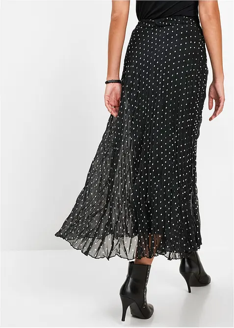 Chiffon rok in crashed look, bonprix