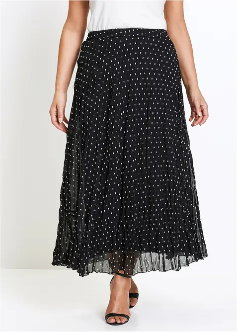 Chiffon rok in crashed look, bonprix